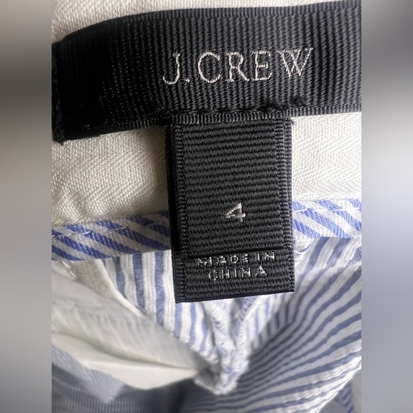 J.crew ruffle Seersucker shorts in size 4 - Picture 7 of 8